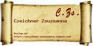 Czeichner Zsuzsanna névjegykártya