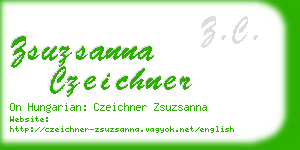 zsuzsanna czeichner business card